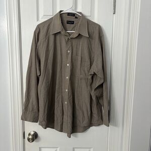 Vintage Christian Dior Monsieur La Chemise Men’s Dress Shirt 17.5 34 Made in USA